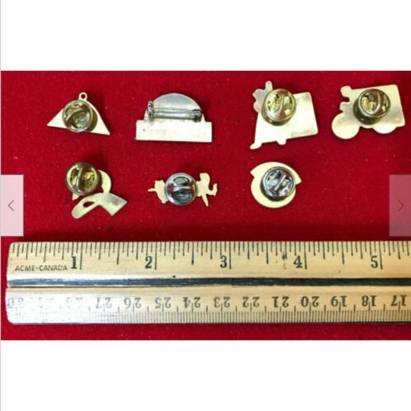 Lot of 7 Enamel Rainbow Pin Badge Pride Pins Grandma Spirit Cycling Baseball - Picture 3 of 3